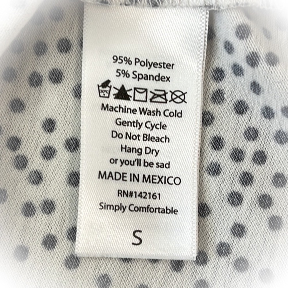💕Like new Lularoe White Polkadot Tunic Top💕 - Picture 7 of 9